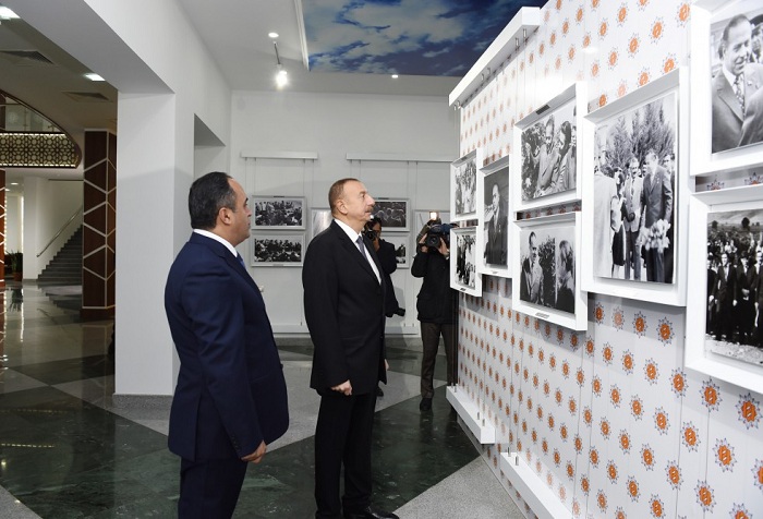 Президент посетил Центр Гейдара Алиева в Агстафе - ФОТО